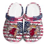 personalized miami heat freedom splinter clog best selling