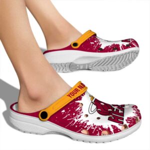 personalized miami heat splash art clog fashion forward