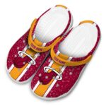 personalized miami heat vertical stripes clog best selling