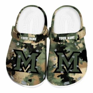 personalized miami redhawks camouflage craze clog best selling