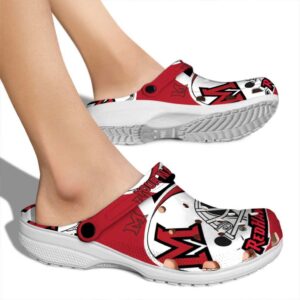 personalized miami redhawks football helmet clog fashion forward