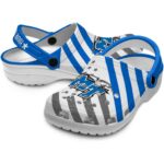 personalized middle tennessee blue raiders star spangled graphic clog best selling