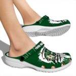 personalized milwaukee bucks splash motif background clog best selling