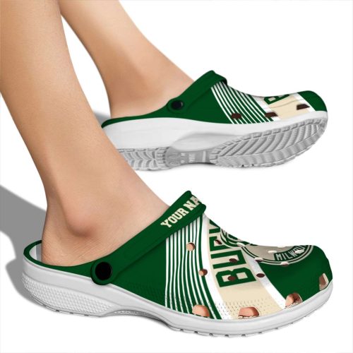 personalized milwaukee bucks vibrant dual tone clog fashion forward