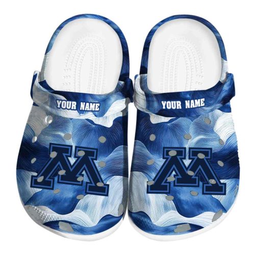 personalized minnesota golden gophers ocean waves clog best selling