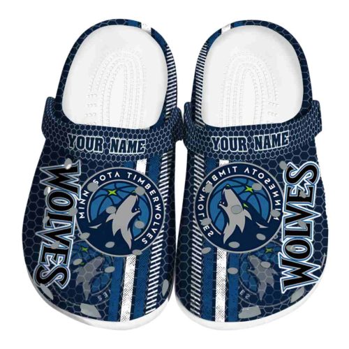 personalized minnesota timberwolves contrasting stripes clog best selling