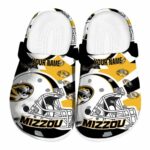 personalized missouri tigers football helmet clog best selling