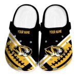 personalized missouri tigers football motif clog best selling