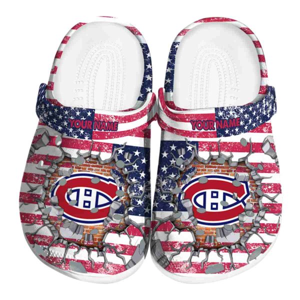 personalized montreal canadiens freedom splinter clog best selling