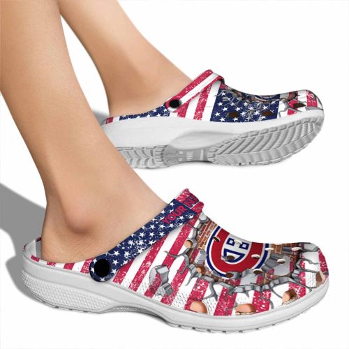 personalized montreal canadiens freedom splinter clog fashion forward