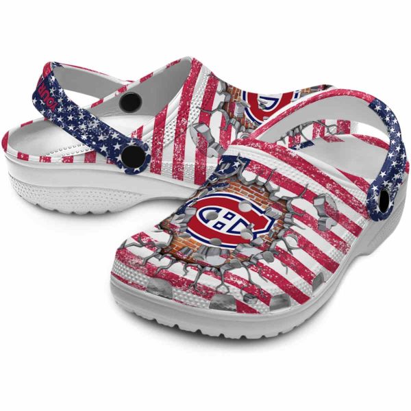 personalized montreal canadiens freedom splinter clog high quality