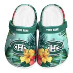 personalized montreal canadiens tropical vibes clog best selling