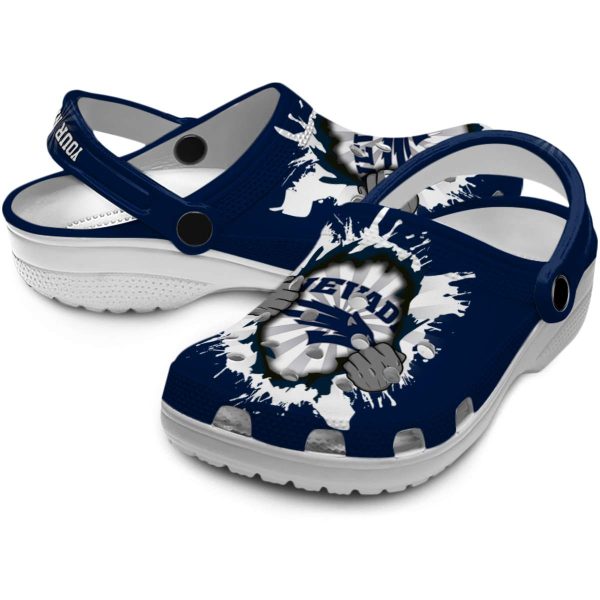 personalized nevada wolf pack gripping hand clog high quality