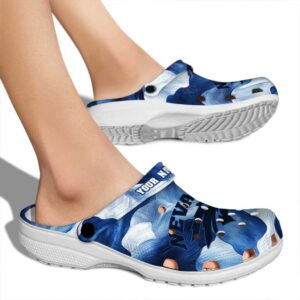 personalized nevada wolf pack ocean waves clog fashion forward