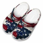 personalized nevada wolf pack patriotic stripes clog best selling