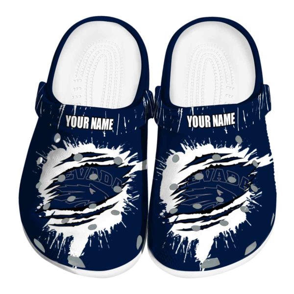 personalized nevada wolf pack splash motif background clog best selling