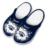 personalized nevada wolf pack splatter background clog best selling