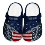 personalized nevada wolf pack star spangled side pattern clog best selling