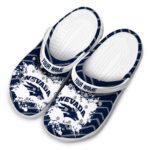 personalized nevada wolf pack zigzag paint burst clog best selling