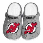 personalized new jersey devils cracked texture clog best selling