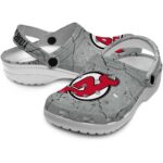 personalized new jersey devils cracked texture clog best selling