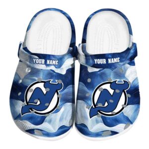 personalized new jersey devils ocean waves clog best selling