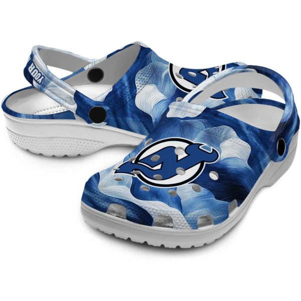 personalized new jersey devils ocean waves clog high quality