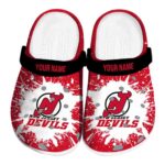 personalized new jersey devils splash art clog best selling
