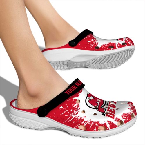 personalized new jersey devils splash art clog fashion forward