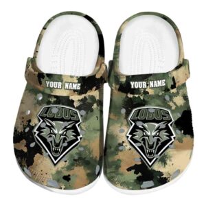 personalized new mexico lobos camouflage craze clog best selling