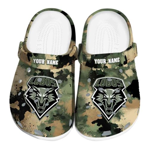 personalized new mexico lobos camouflage craze clog best selling