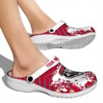personalized new mexico lobos zigzag paint burst clog best selling
