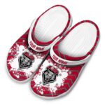 personalized new mexico lobos zigzag paint burst clog best selling