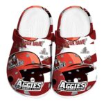 personalized new mexico state aggies baseball helmet clog best selling