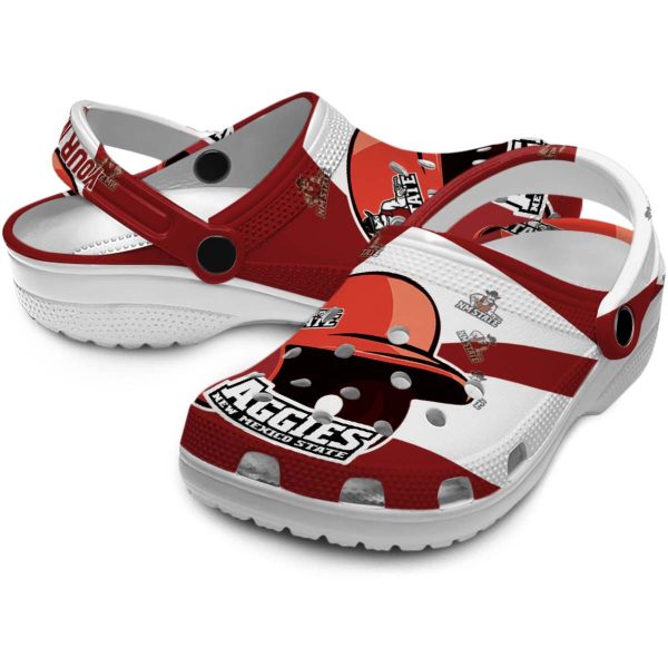 personalized new mexico state aggies baseball helmet clog high quality