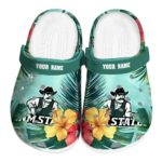 personalized new mexico state aggies tropical vibes clog best selling
