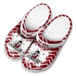 personalized new mexico state aggies zigzag paint burst clog best selling