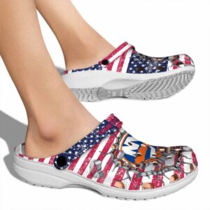 personalized new york islanders freedom splinter clog fashion forward