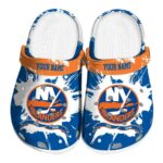 personalized new york islanders splatter pattern clog best selling