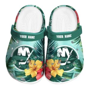 personalized new york islanders tropical vibes clog best selling