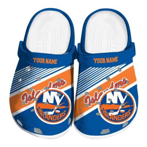 personalized new york islanders vibrant dual tone clog best selling