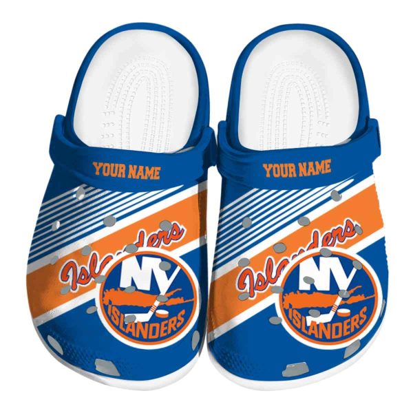 personalized new york islanders vibrant dual tone clog best selling