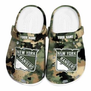 personalized new york rangers camouflage craze clog best selling