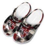 personalized new york rangers plaid fusion clog best selling
