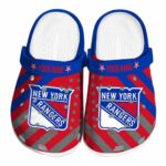 personalized new york rangers star spangled graphic clog best selling