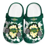 personalized north dakota state bison gripping hand clog best selling