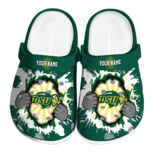 personalized north dakota state bison gripping hand clog best selling
