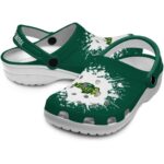 personalized north dakota state bison splatter background clog best selling