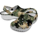 personalized north texas mean green camouflage craze clog best selling