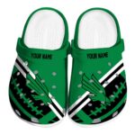 personalized north texas mean green football motif clog best selling